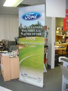 Ford banner Stand